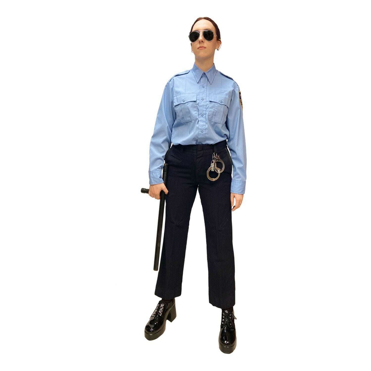 Production Quality Long Sleeve Police Uniform Costume