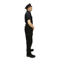 Production Quality Short Sleeve Police Uniform Rental Costume