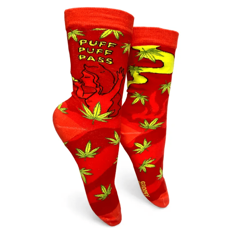 Puff Puff Pass Women's Crew Socks