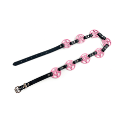 Punky Pink Pentagram Link Belt