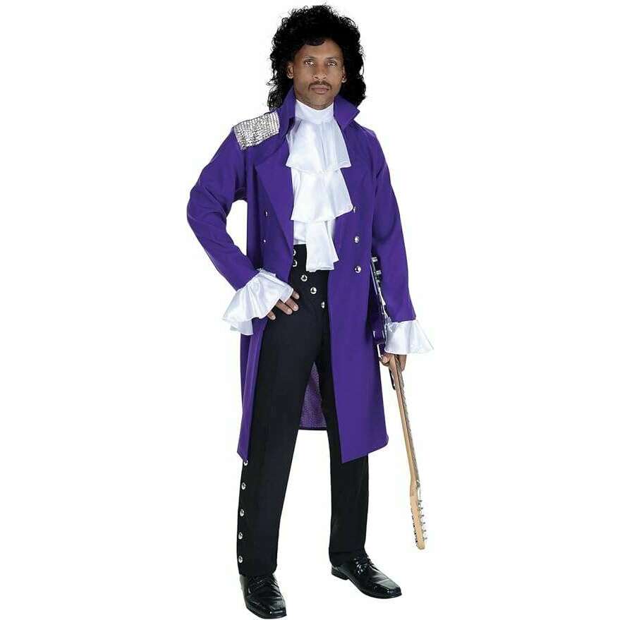 Purple Rain Glam 80s Pop Star Adult Costume