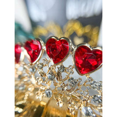 Queen of Hearts Gold Tiara