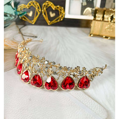 Queen of Hearts Gold Tiara