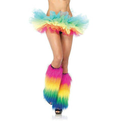 Rainbow Organza Layered Tulle Tutu Skirt