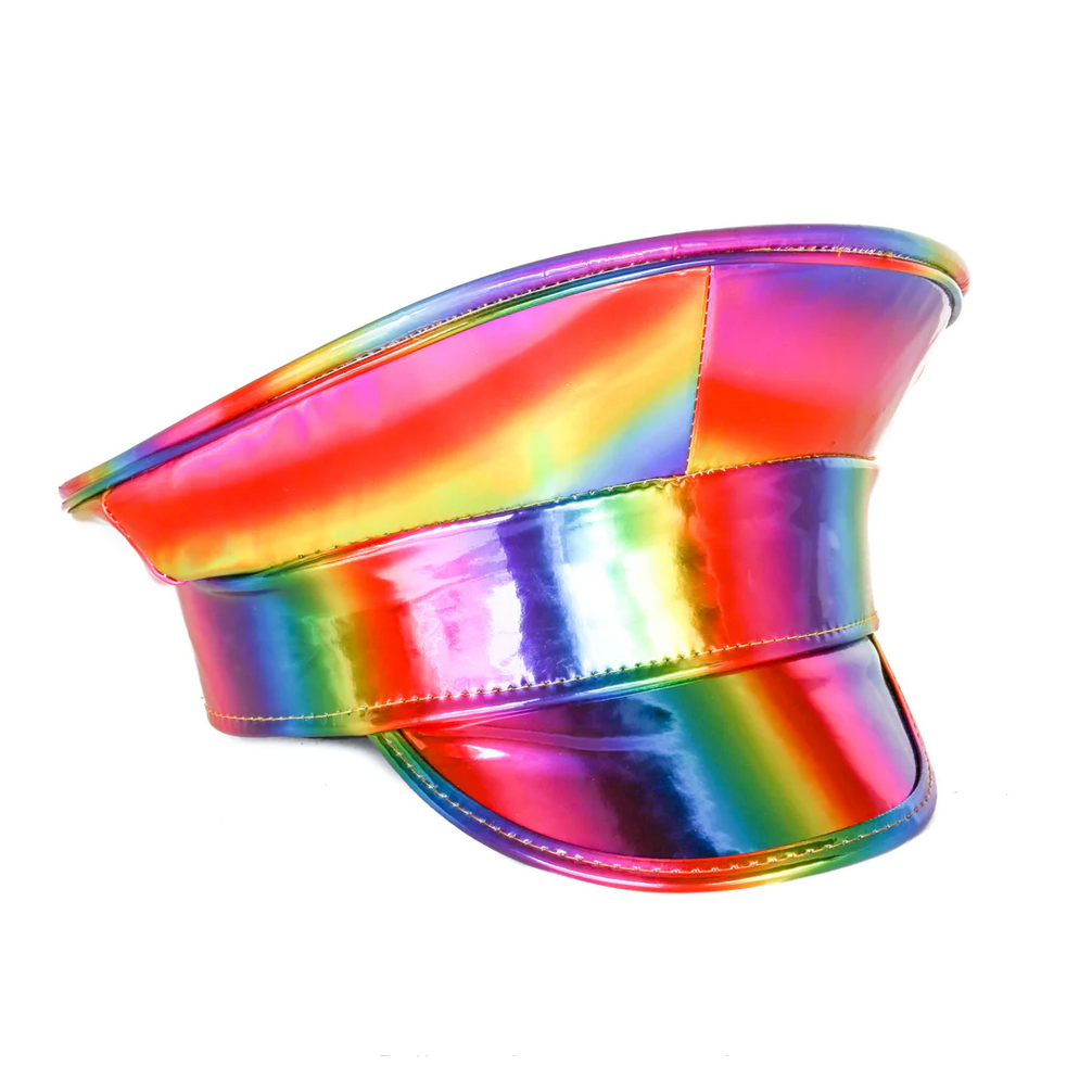 Rainbow Patent Police Hat