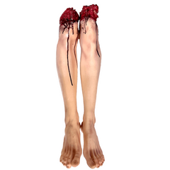 Realistic Bloody Cut Off Female Legs Pair