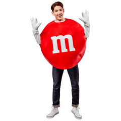 Red M&M Adult Costume