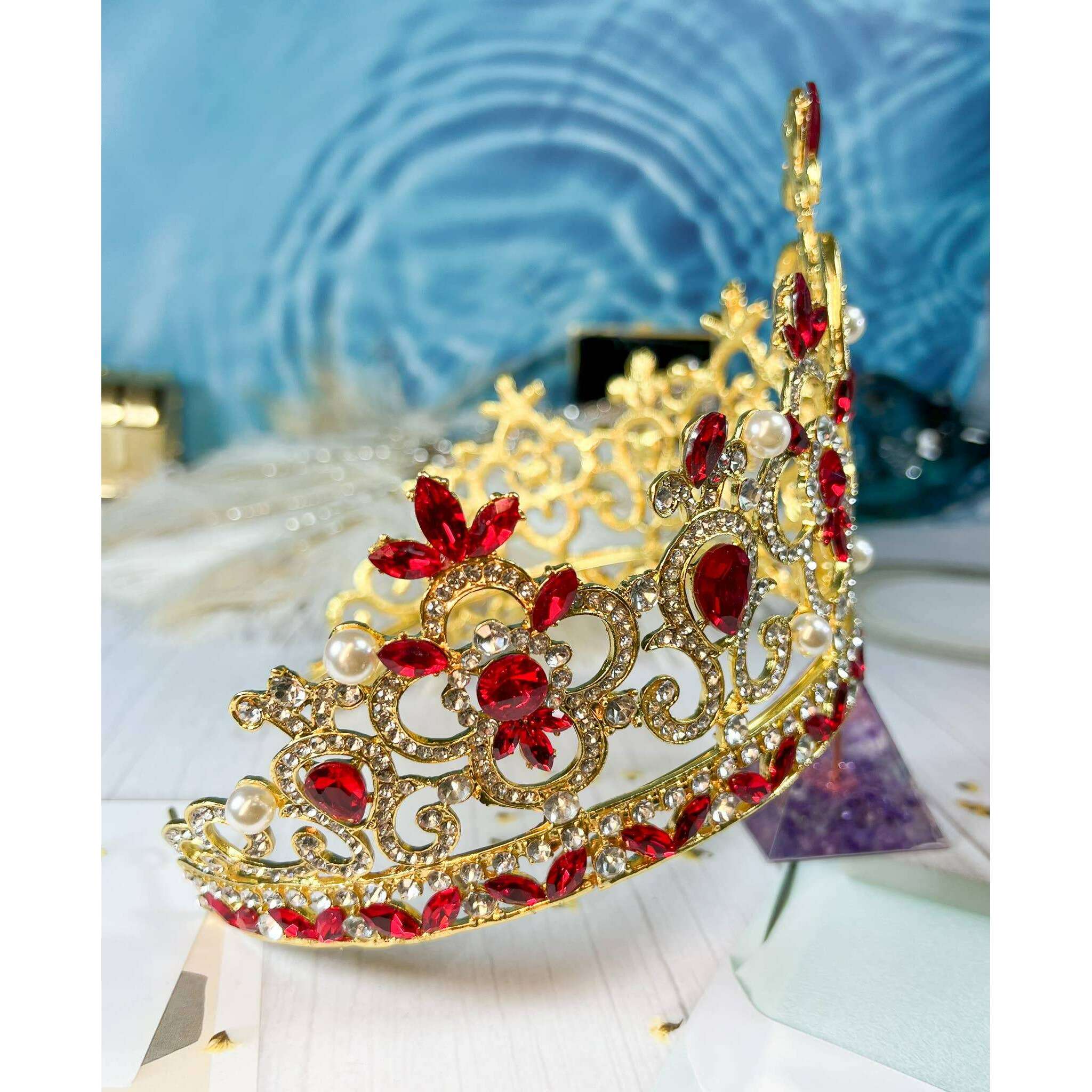 Red Royal Queen Crown