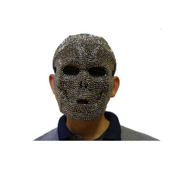 Rhinestone Skull Mask