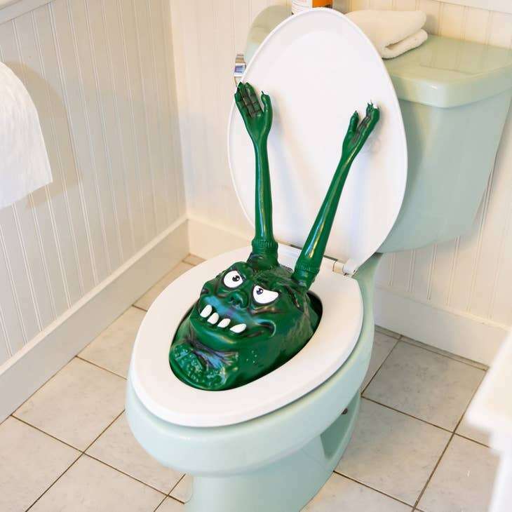 Rising Toilet Monster Prank