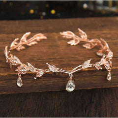 Rose Gold Elf Maiden Laurel Headpiece