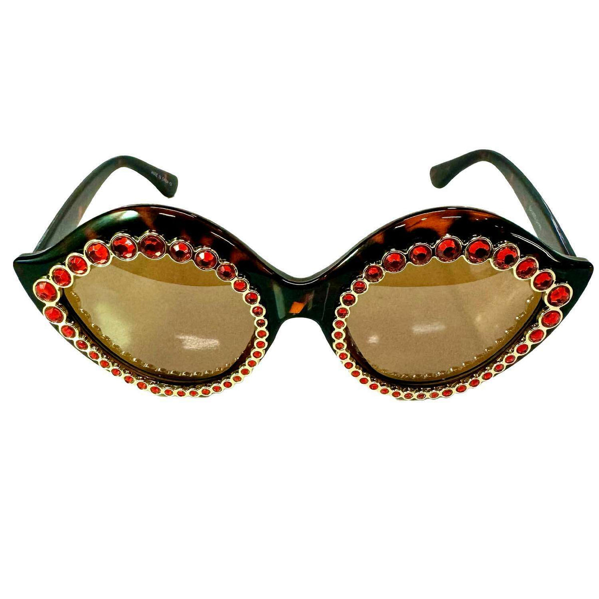 Rhinestone Row Cat Eye Sunglasses