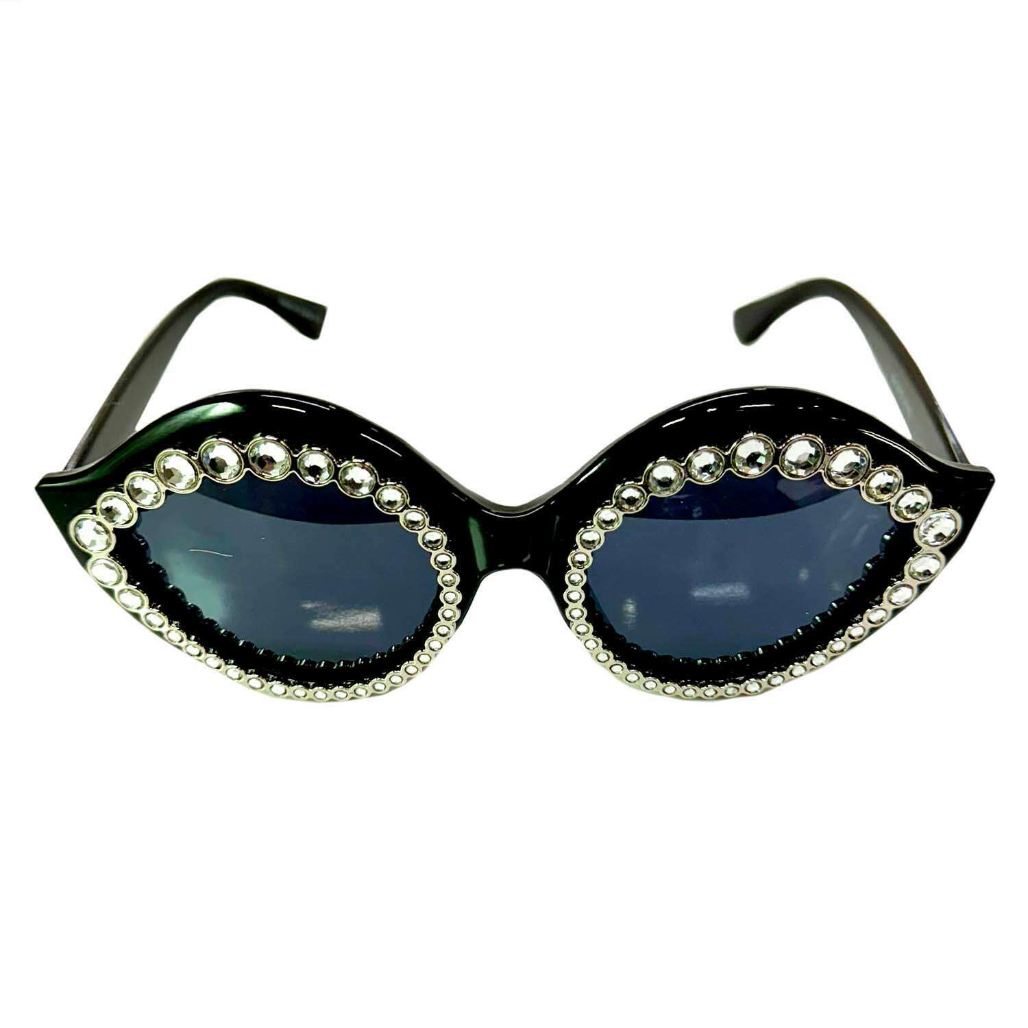 Rhinestone Row Cat Eye Sunglasses