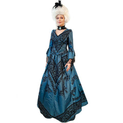 Royal Dark Blue Colonial Queen Women's Costume