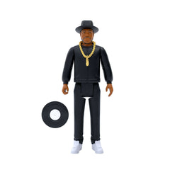 Run DMC: 3.75" Jam Master Jay ReAction Collectible Action Figure w/ Record