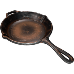 Rustic Foam Rubber Skillet Frying Pan Replica Prop