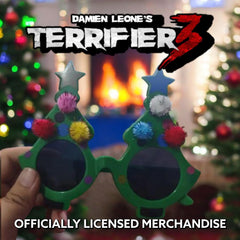 Terrifier 3: Art The Clown Christmas Tree Glasses