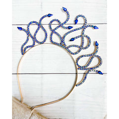 Sapphire Medusa Headband