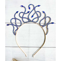 Sapphire Medusa Headband