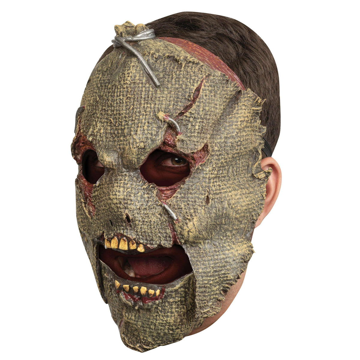 Scarecrow Mouth Moving Latex Mask