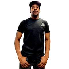 Scream Ghostface Pull Down Black Unisex Pocket Tee