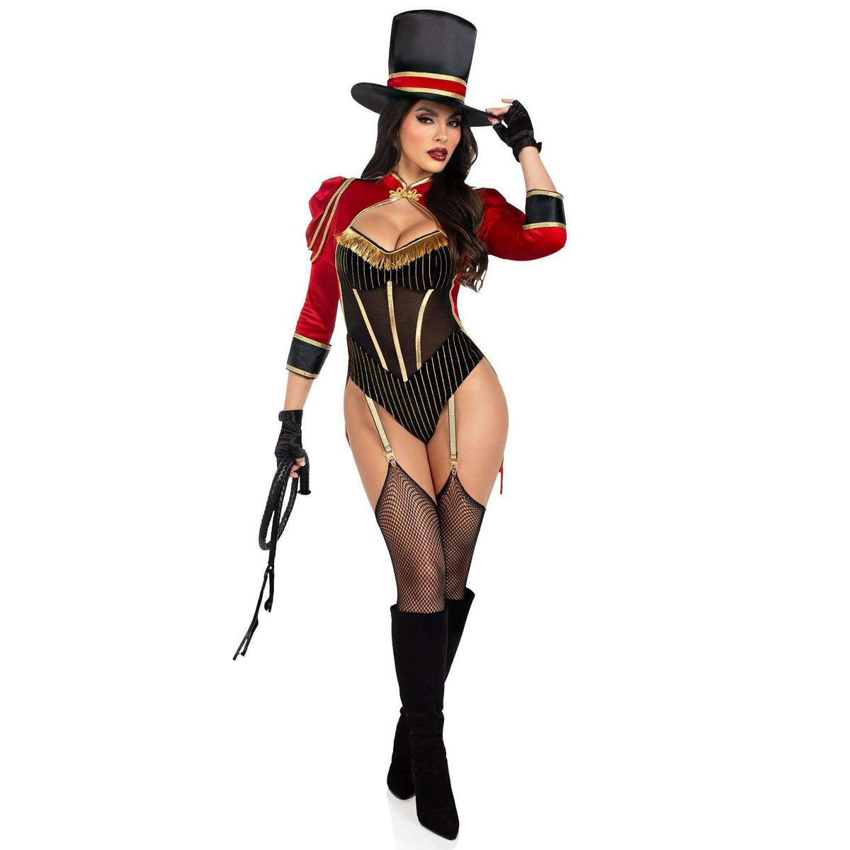 Seductive Circus Sovereign: Sexy Ravishing Ringmaster Women's Costume