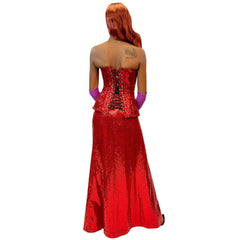 Seductive Miss Rabbit Red Sequin Women's Costume