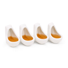 Set of 4 Urinal Shot Glasses