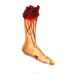 Severed Leg - Foam Rubber with Gore Effects