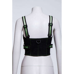 Sexy Cyberpunk Buckle Strapped Vest Top