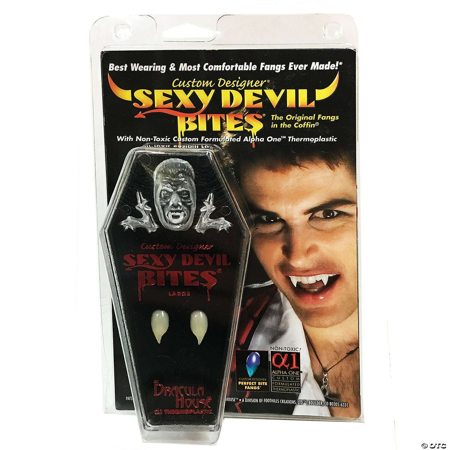 Sexy Devil Bites Designer Dracula Vampire Teeth