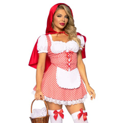 Sexy Fairytale Miss Red Riding Hood Adult Costume