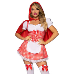 Sexy Fairytale Miss Red Riding Hood Adult Costume