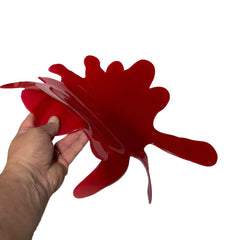 Silicone Blood Splatter Mat Prop