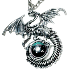 Silver Dragon Necklace