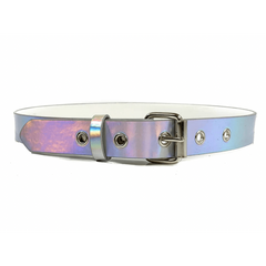 Silver Holographic Belt