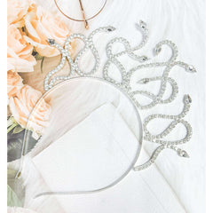 Silver Medusa Headpiece