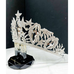 Silver Scream Queen Star Crown