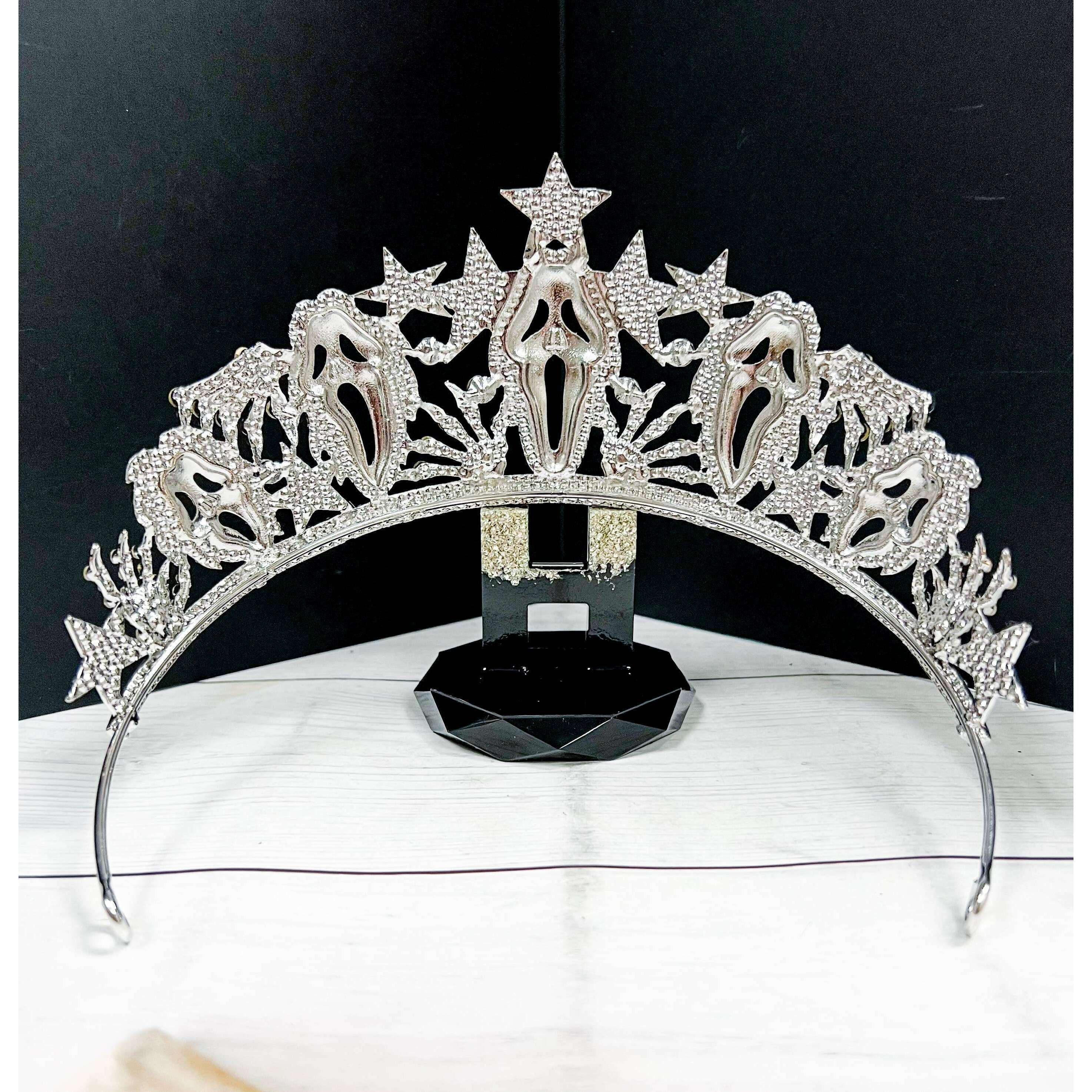 Silver Scream Queen Star Crown