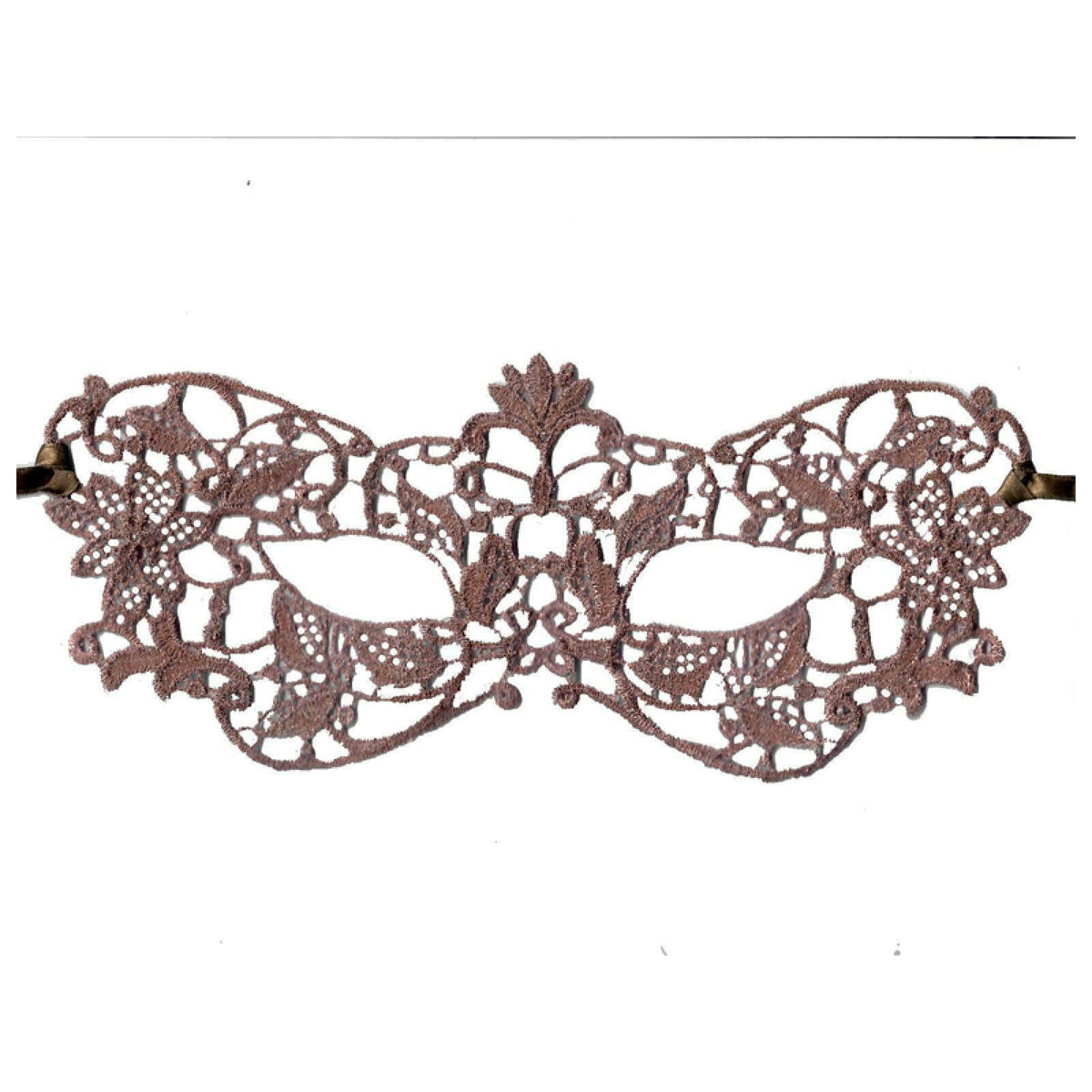 Simplistic Brocade Lace Masquerade Mask