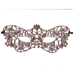 Simplistic Brocade Lace Masquerade Mask