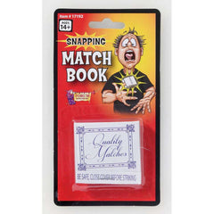 Snapping Match Book