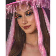 Sorbet Sparkle UV Faux Synthetic Eyelashes w/ Glitter