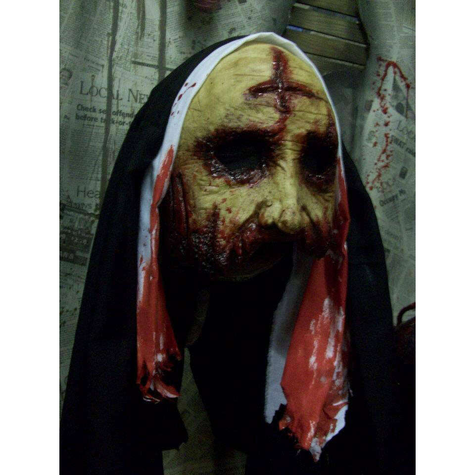 Speak No Evil Skinned Nun Mask