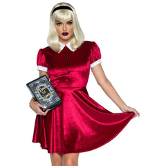 Spellbinding Witch Red Dress Adult Costume