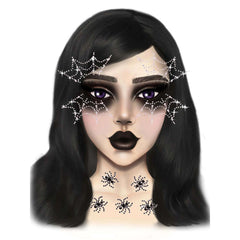 Spider Web Self-Adhesive Face Jewels