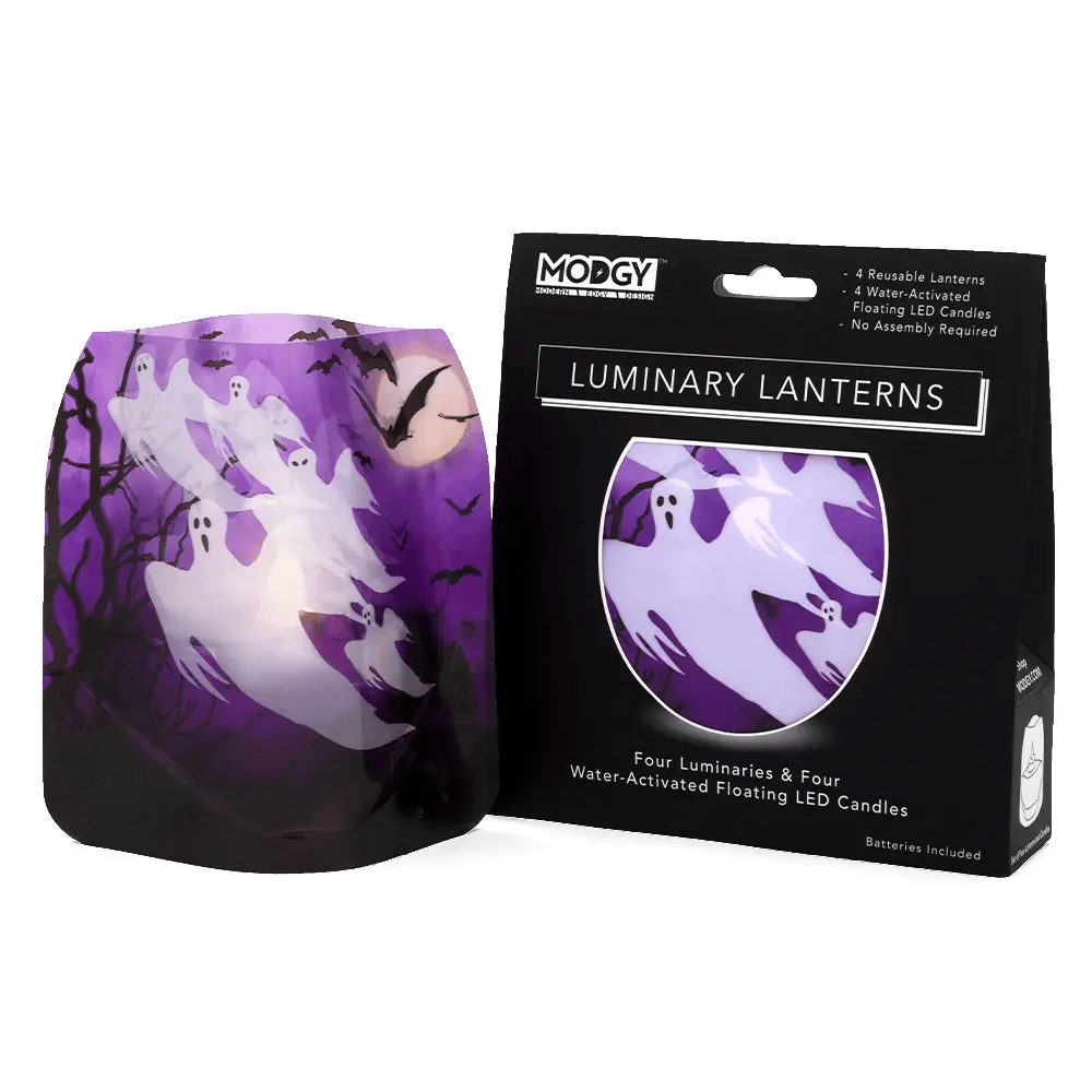 Spooky Halloween Ghosts Floating Luminary LED Candle