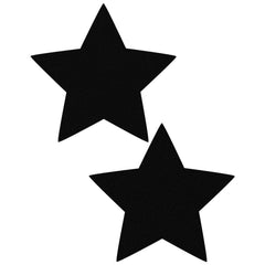 Star: Solid Black Stars Pasties