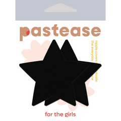 Star: Solid Black Stars Pasties