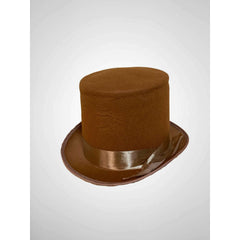 Steampunk Brown Bell Topper Hat